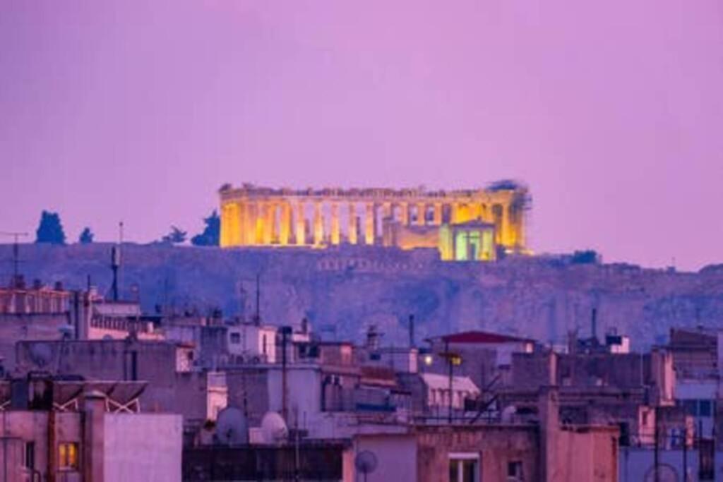 Charming Rooftop Nest With Awesome Acropolis View Downtown Athensアパートメント エクステリア 写真